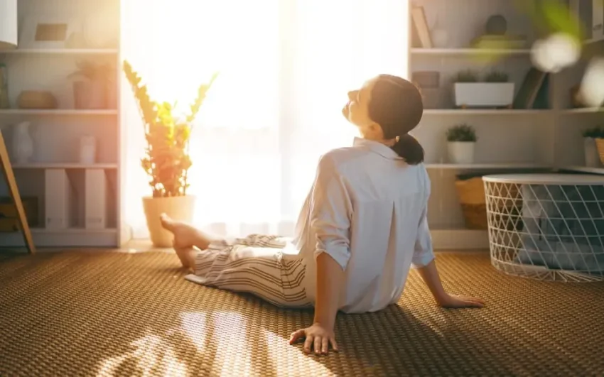 Kan man sola genom fönstret på hotellet?